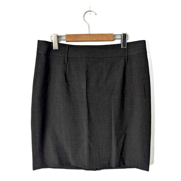 Alfani Pencil Business Skirt Above the Knee Suit Work Wear Classic Lined Grey 12 - Picture 3 of 6